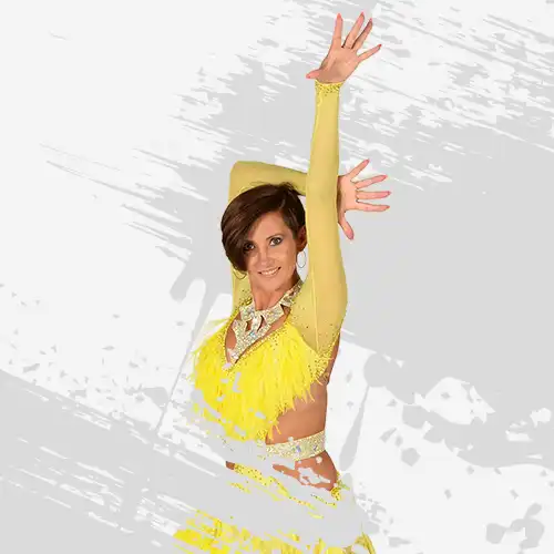 Kobieta tańcząca Taniec Latino w pięknym stroju