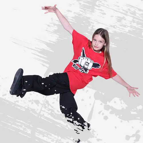 Dziewczynka tańcząca Hip Hop